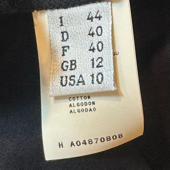 Vintage Moschino Cheap & Chic Size 10 Silk Blend Black Ruffle Lace Slip Dress - Picture 10 of 11